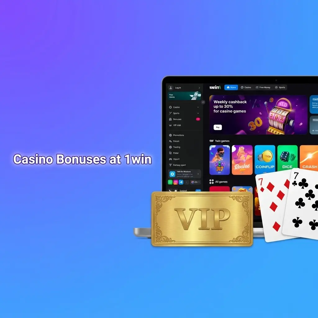 1win casino bonuses in India including welcome offer, cashback, reload, free spins and lottery promotions