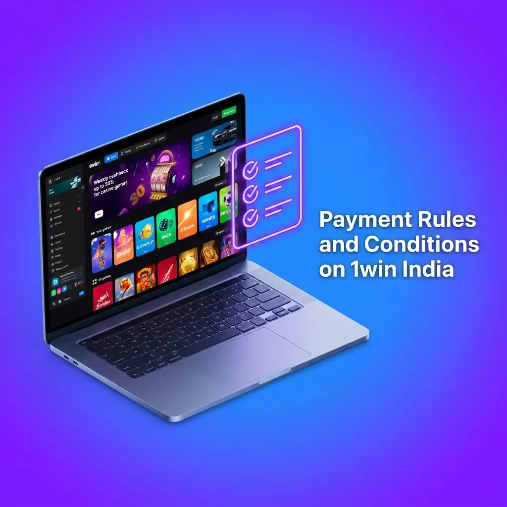 1win India payment rules covering verification, deposit matching, bonus wagering, transaction limits, and one account policy