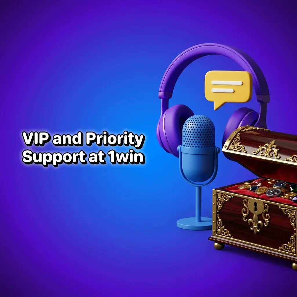 1win VIP priority support service offering faster response times and personalised assistance for high-tier players